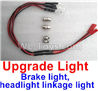WPL B-36 B36 URAL-4360 Spare Parts-16-05 Brake light, headlight linkage light(You need buy the ESC with Brake function),WPL B-36 B36 RC Car Parts,WPL Parts,WPL B-36 B36 RC Military Truck Spare parts Accessories,WPL 6X6 1:16 Off-road Truck Parts